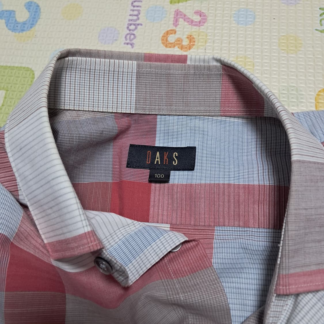 닥스 남성 체크 셔츠 100(거의 새제품) 상품이미지5