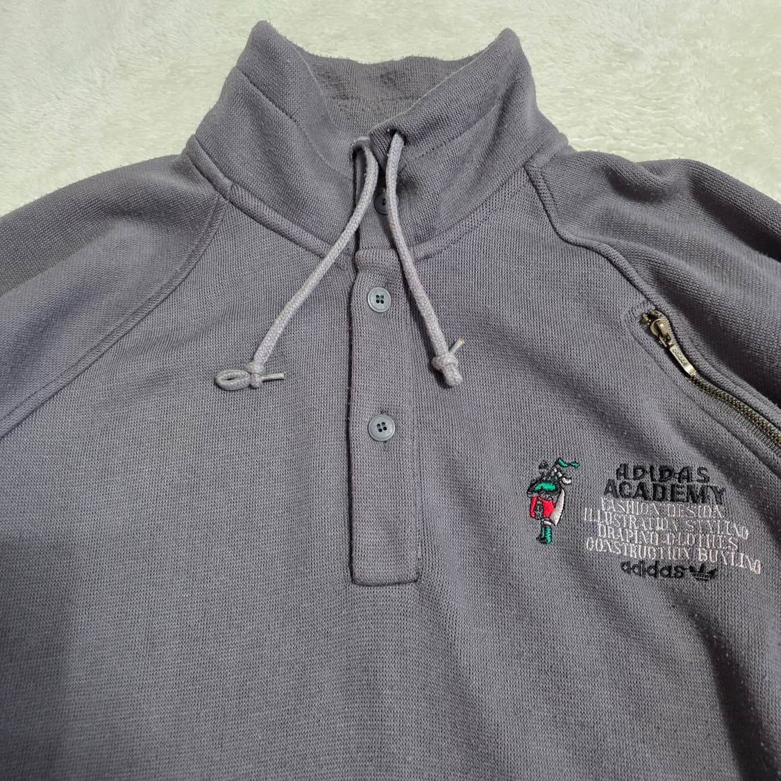 (105)아디다스 80S 빈티지 아카데미 맨투맨 상품이미지2