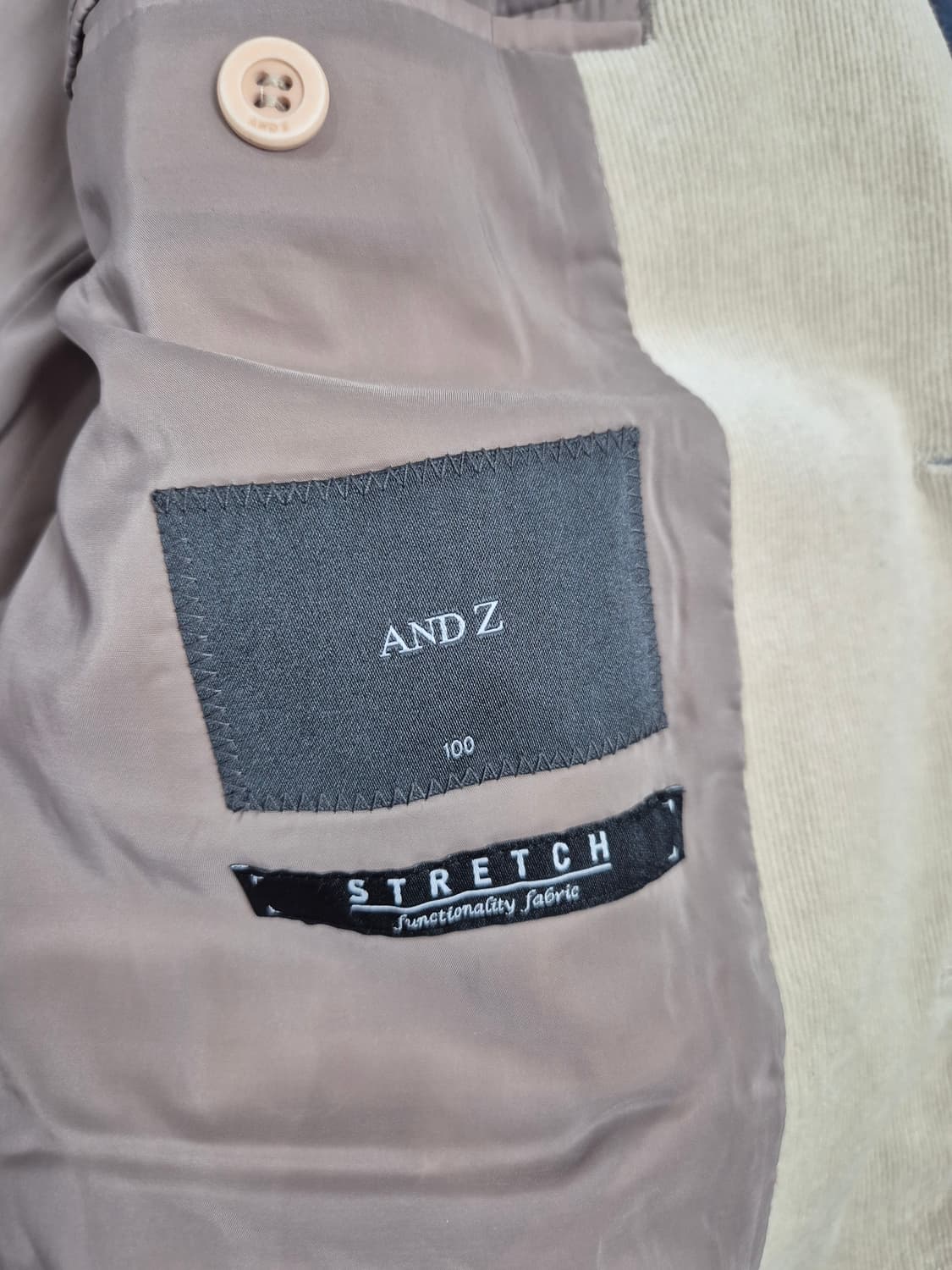 앤드지 코듀로이(골덴) 자켓 100 (새상품) 상품이미지7