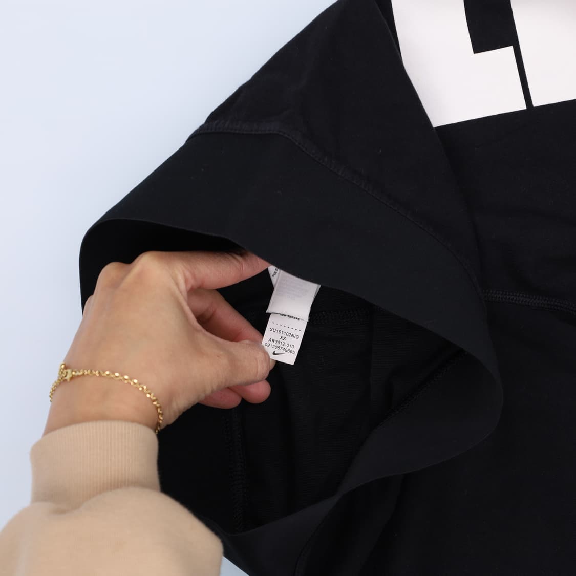 [XS] 나이키 에센셜 빅로고 블랙 레깅스 1204HR2 상품이미지6