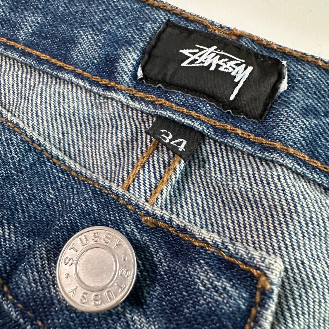 [34] 스투시 데님 슬림 올 진 상품이미지6