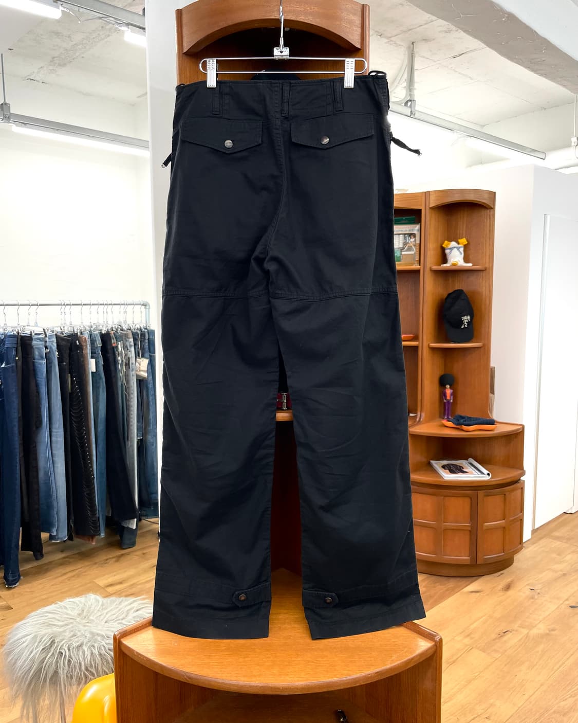 [S] 엔할리우드 블랙 코튼 팬츠 상품이미지6