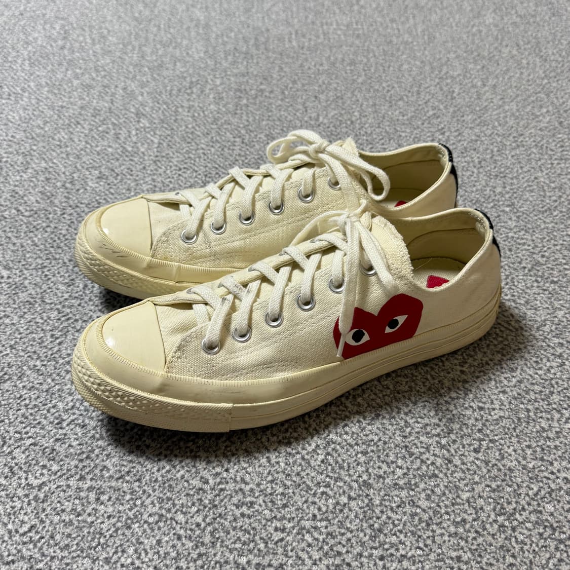 꼼데가르송 컨버스 스니커즈 265 상품이미지3