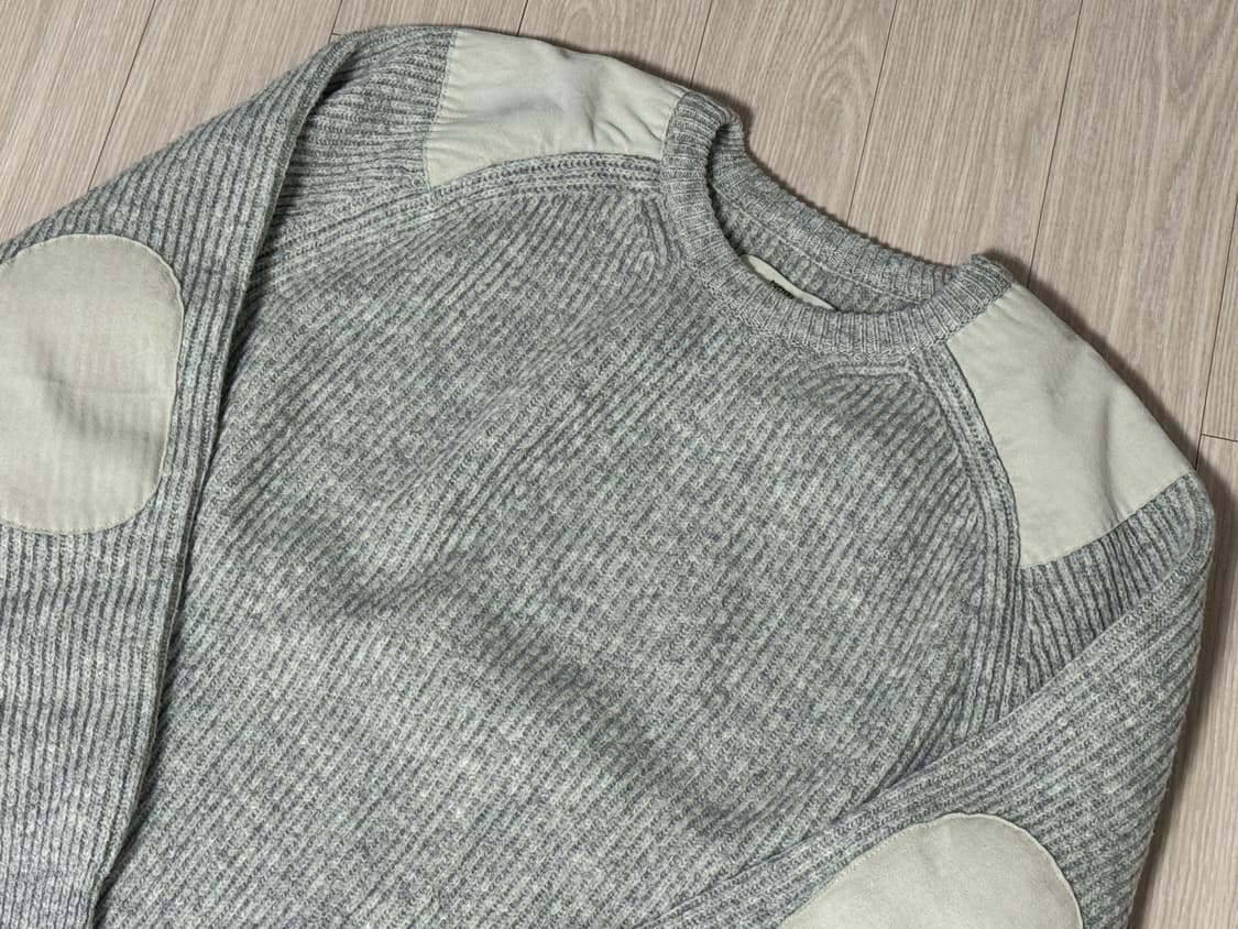 포터리/밀리터리 니트 에크루/1 상품이미지1