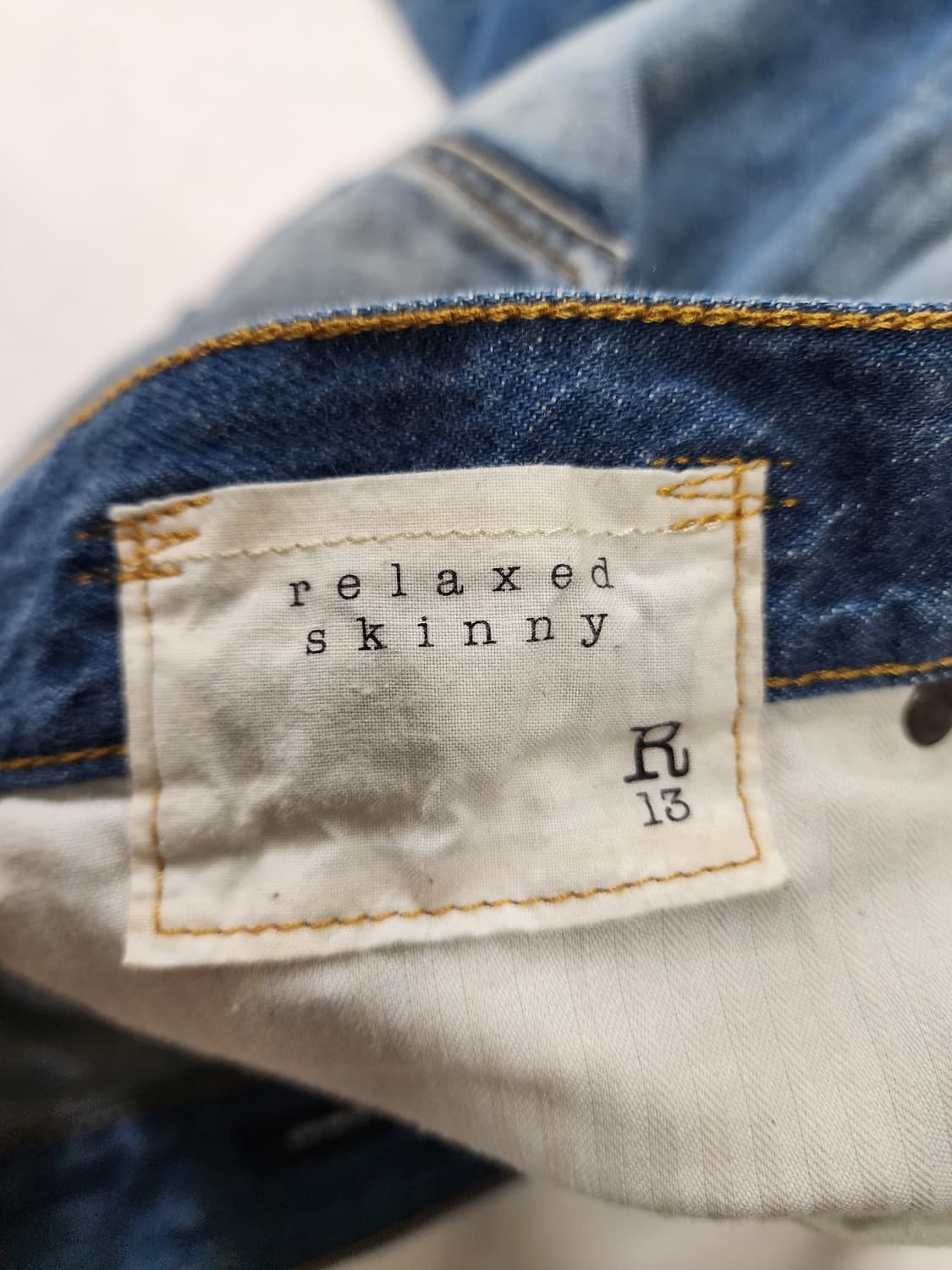 R13 알써틴 여성 릴레스드 스키니 데님 팬츠 상품이미지10