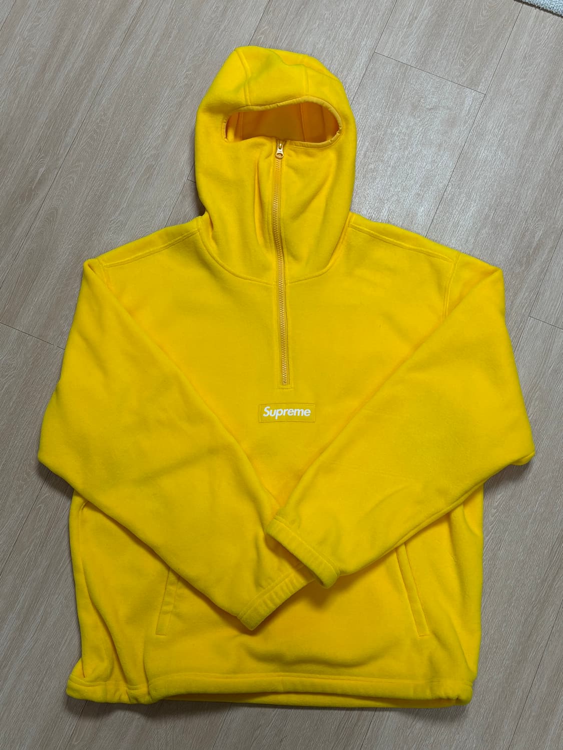 슈프림 폴라텍 페이스 마스크 하프 집 후드 스웨트셔츠 상품이미지2