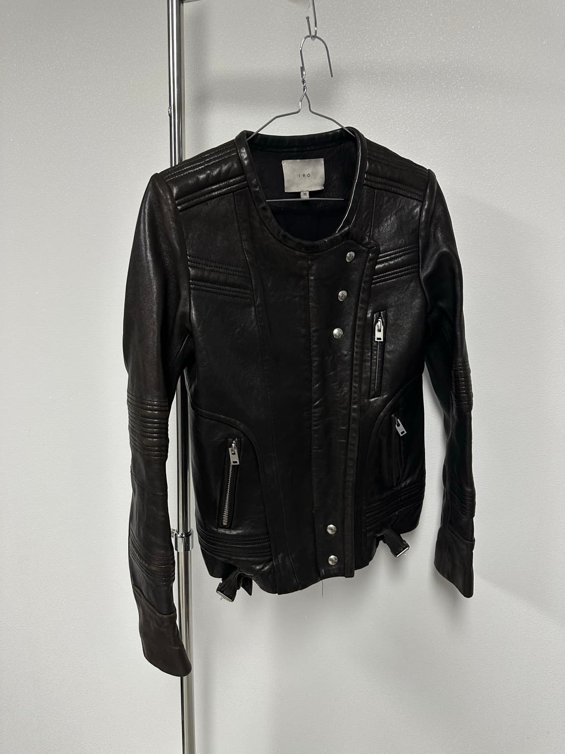 이로 바이커 레더 자켓 상품이미지1