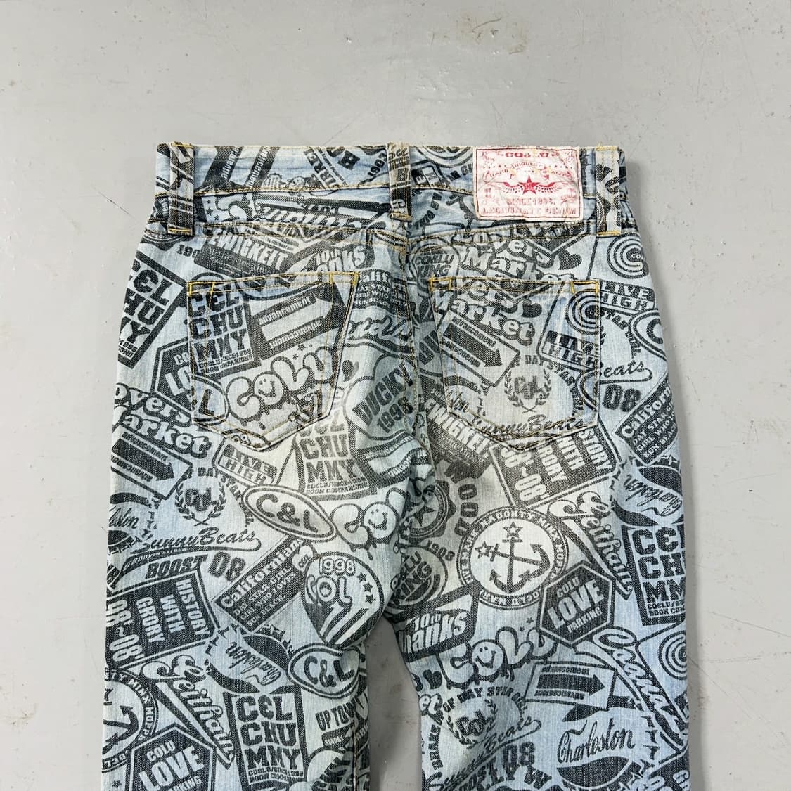 CO&LU 풀프린팅 데님 팬츠  상품이미지5