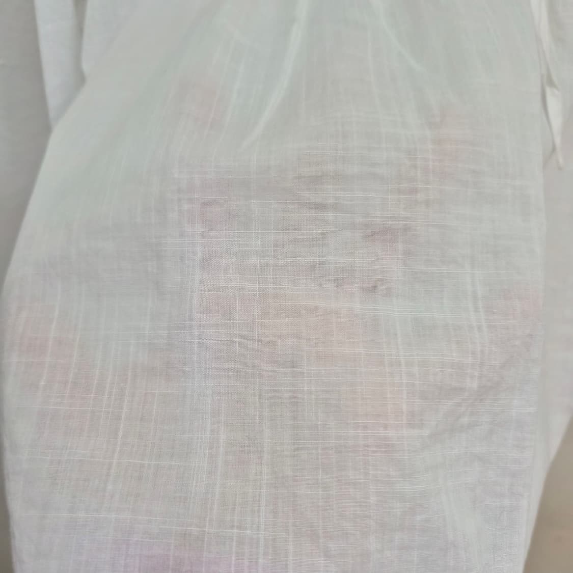 재팬 유니클로 내추럴 코튼 핀턱 블라우스 상품이미지7