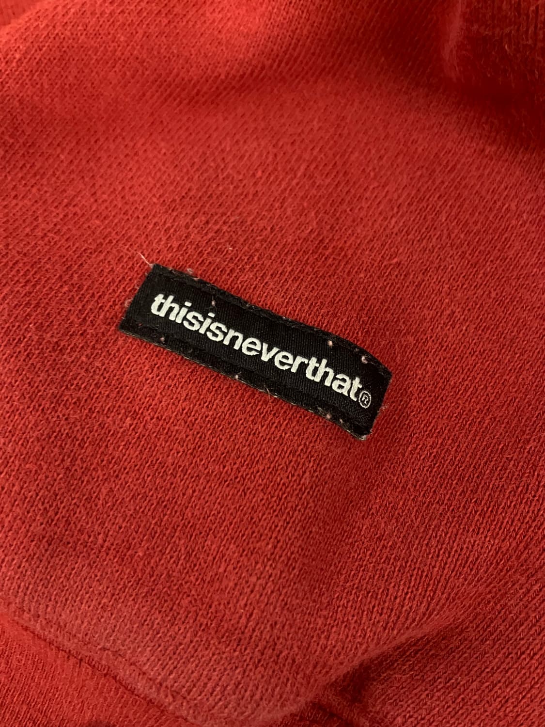 디스이즈네버댓 맨투맨 레드 XL   #csz1796  상품이미지5