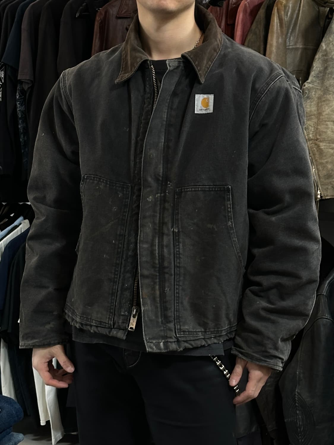 90's OG USA 칼하트 J02 아크틱 칼하트 디트로이트 자켓 상품이미지10