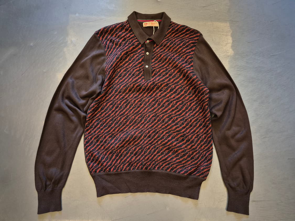 80s GUCCI 카라 니트 상품이미지1