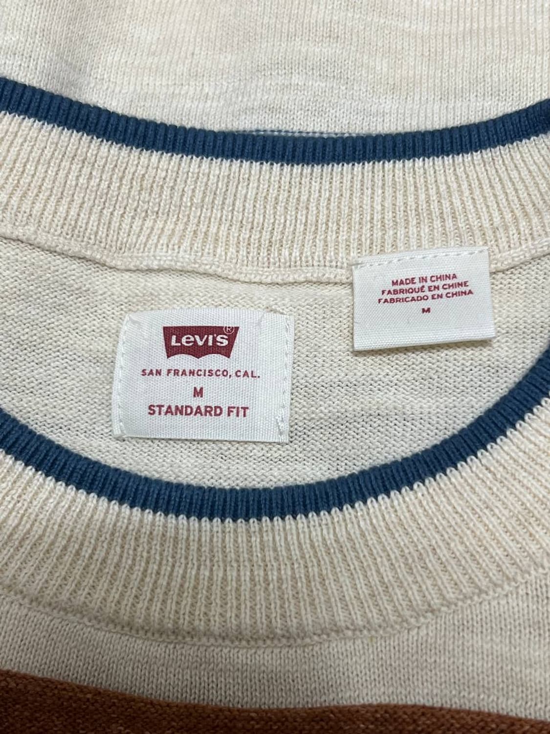 Levi’s 리바이스 컬러블럭 반팔 니트 상품이미지3