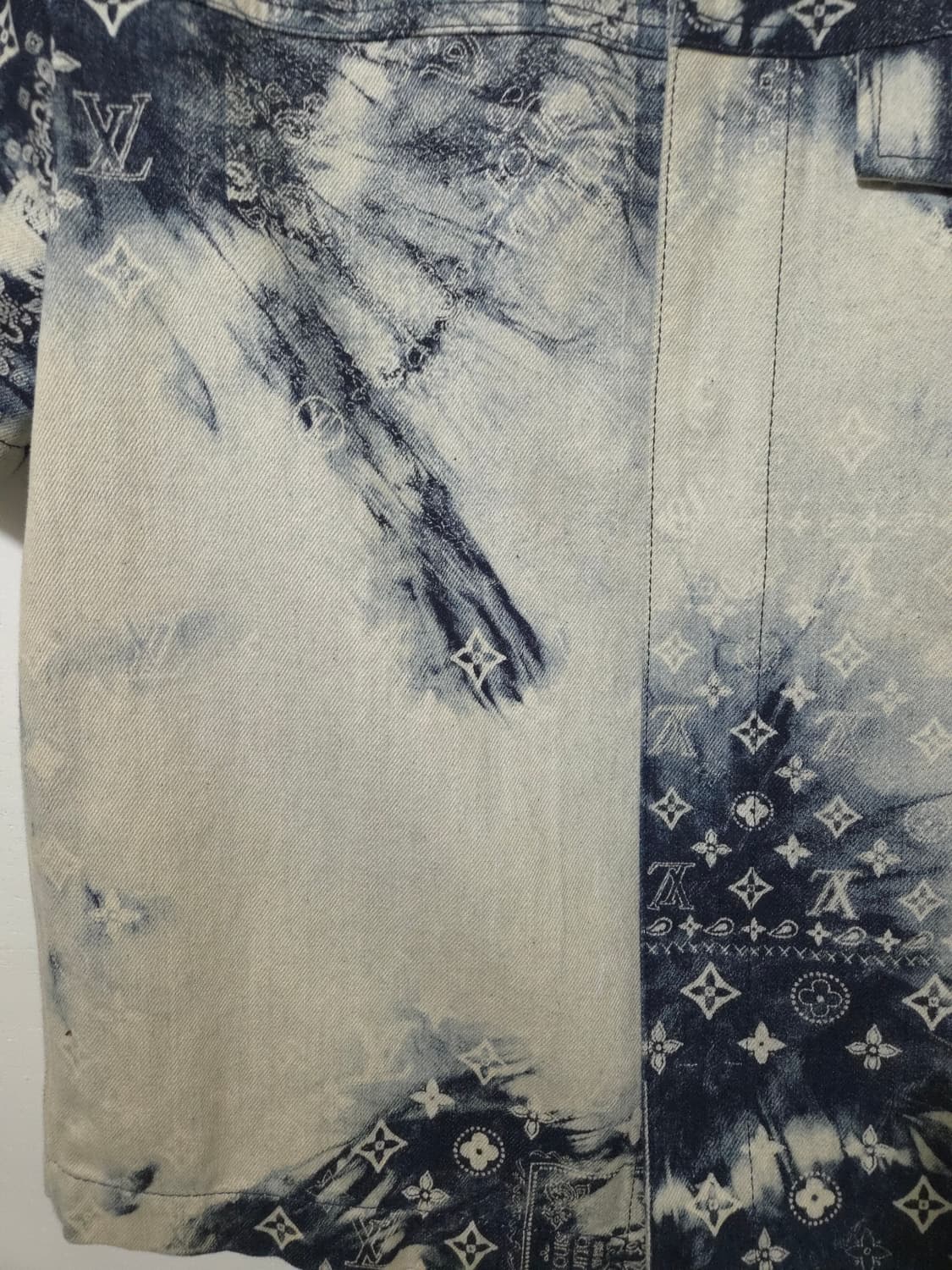 [새상품급] 루이비통 반다나 데님 셔츠 자켓 상품이미지6