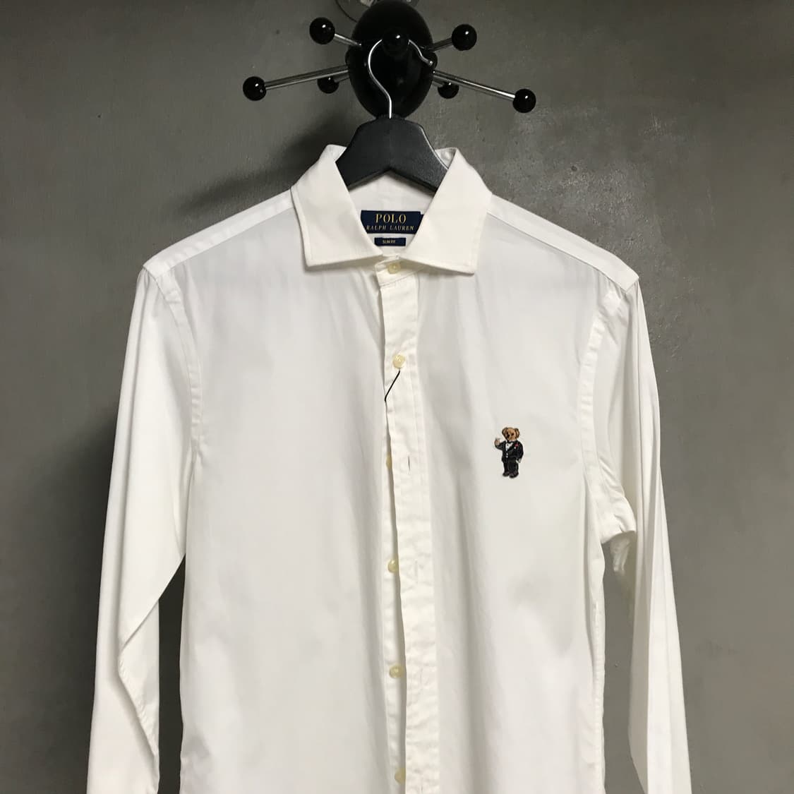 폴로 랄프로렌 솔리드 베어 셔츠 화이트 32/33 상품이미지2