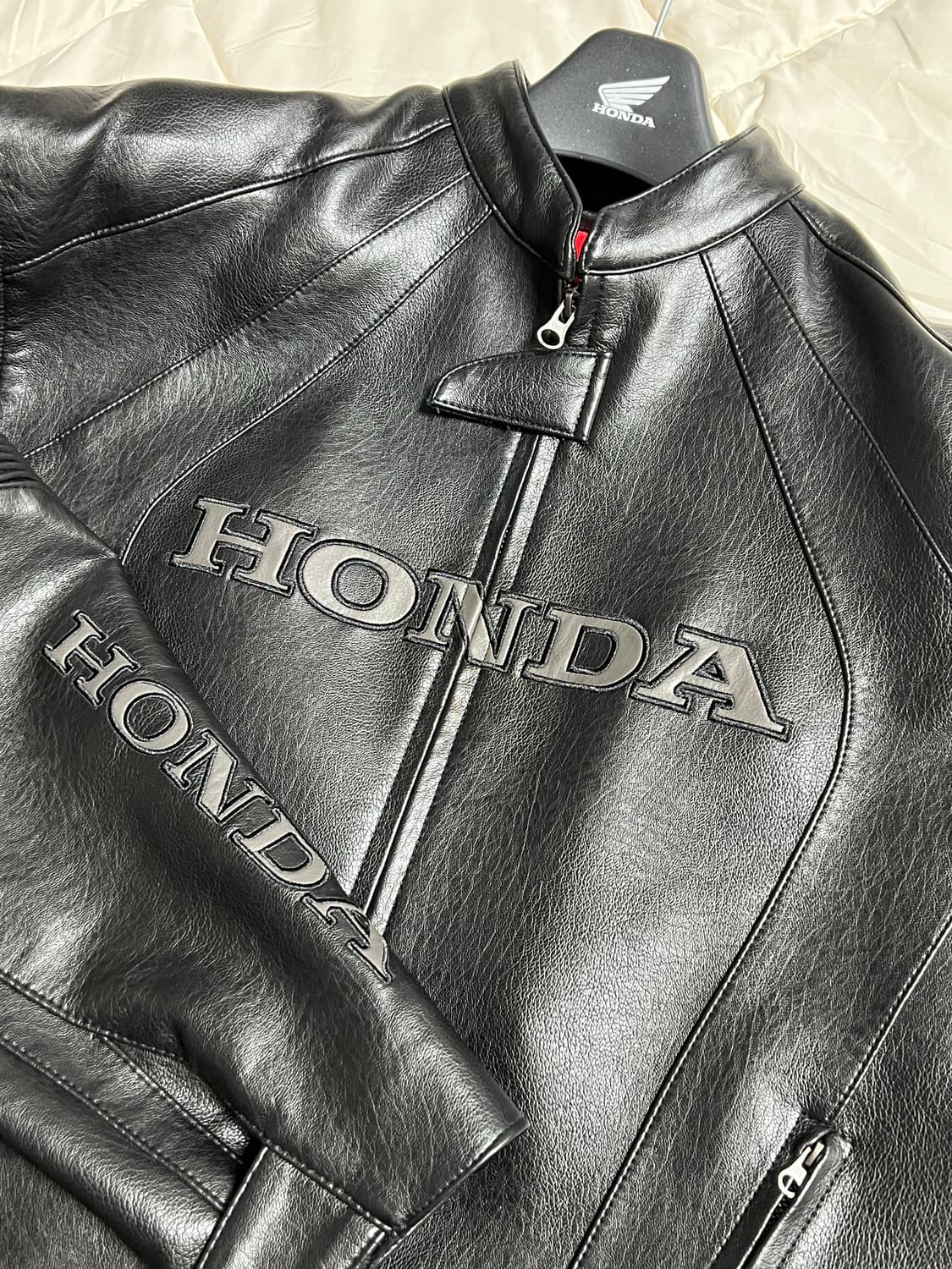 혼다 모터사이클 레더자켓 L사이즈 상품이미지3