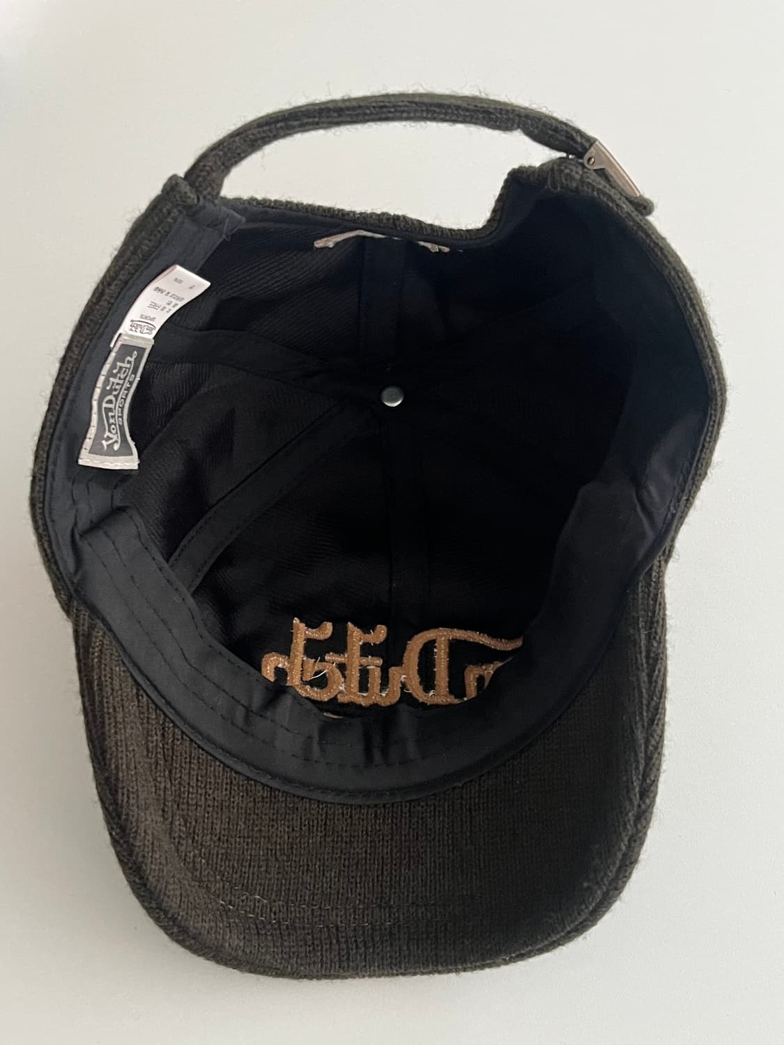 본더치 빈티지 니트 볼캡 카키 상품이미지4