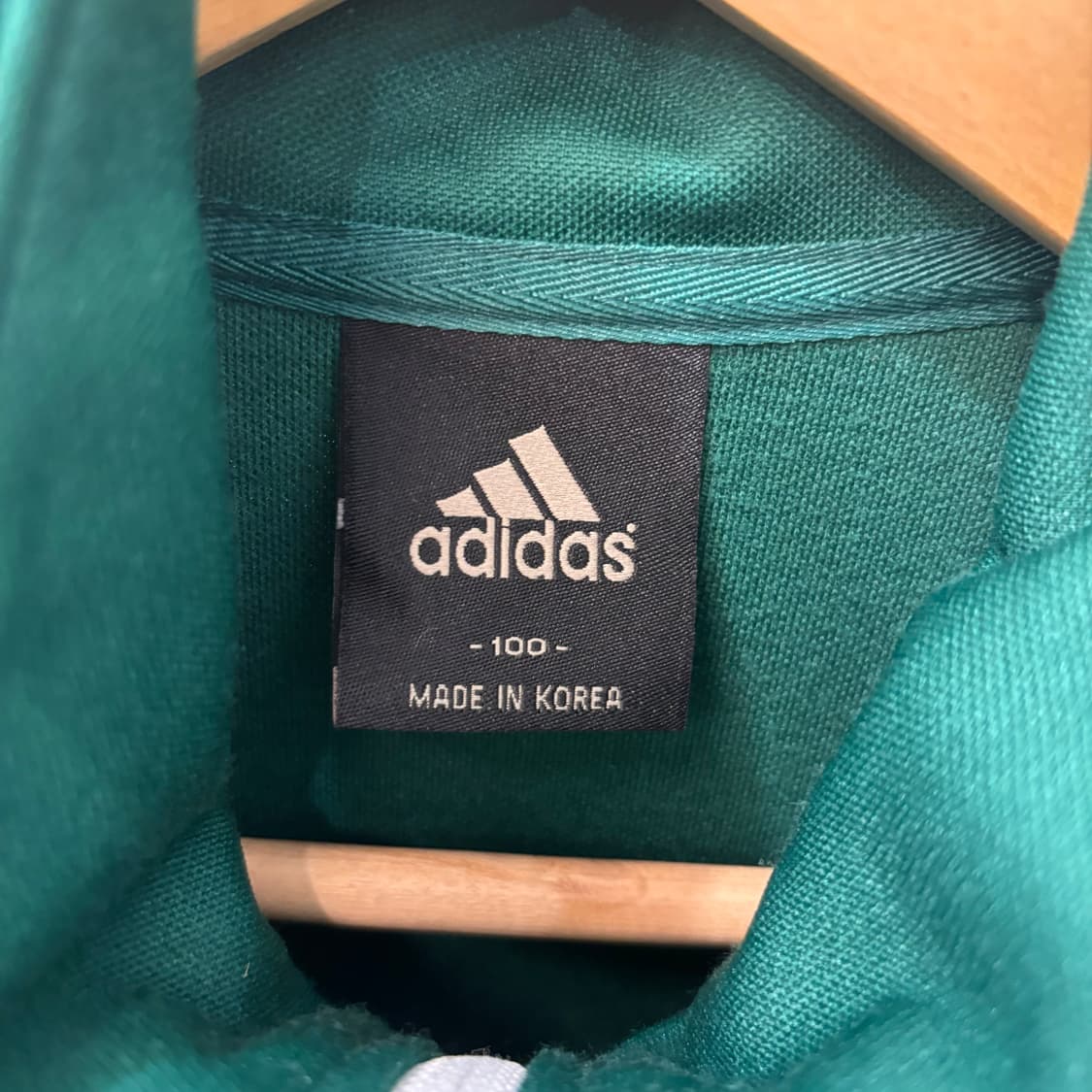 아디다스 베이직 딥 그린 트랙탑 져지 L 상품이미지6