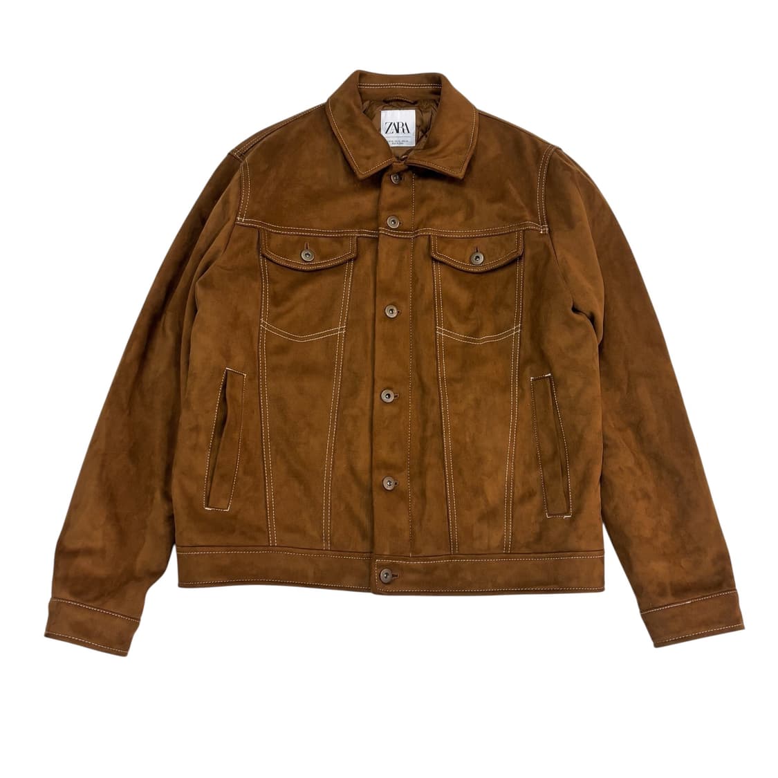 자라 스웨이드 안감 누빔 자켓 상품이미지1