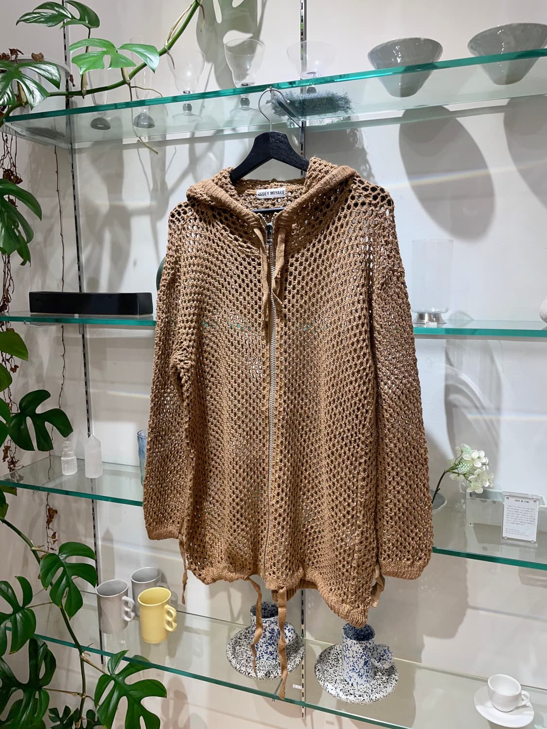 70’s 이세이미야케 knit zip hoodie 상품이미지5