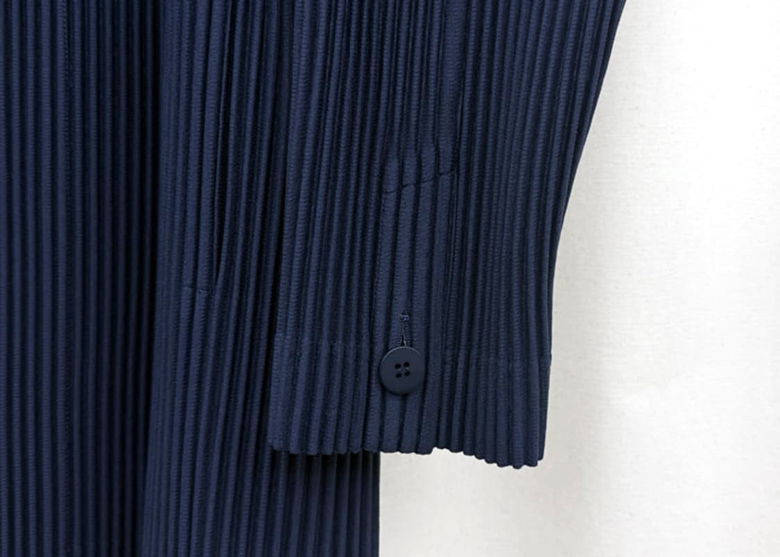 옴므플리세 이세이미야케 테일러드 플리츠 스탠드 카라 코트 4사이즈 상품이미지4