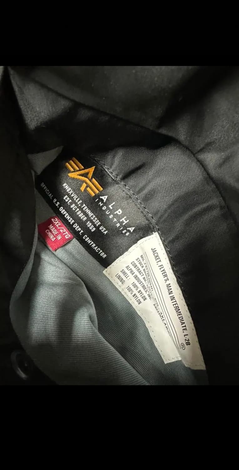 알파 안더스트리 ma-1항공자켓 미사용품  상품이미지7