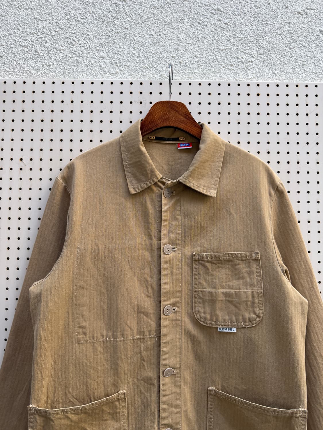 1990s KEMPEL GERMANY HBT 헤링본트윌 유로피안워크자켓 상품이미지3