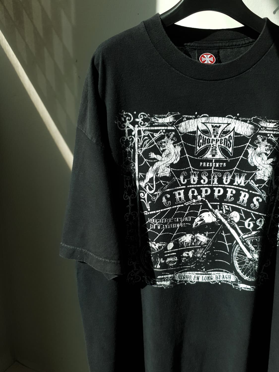 90s West Coast Choppers print tee 상품이미지7