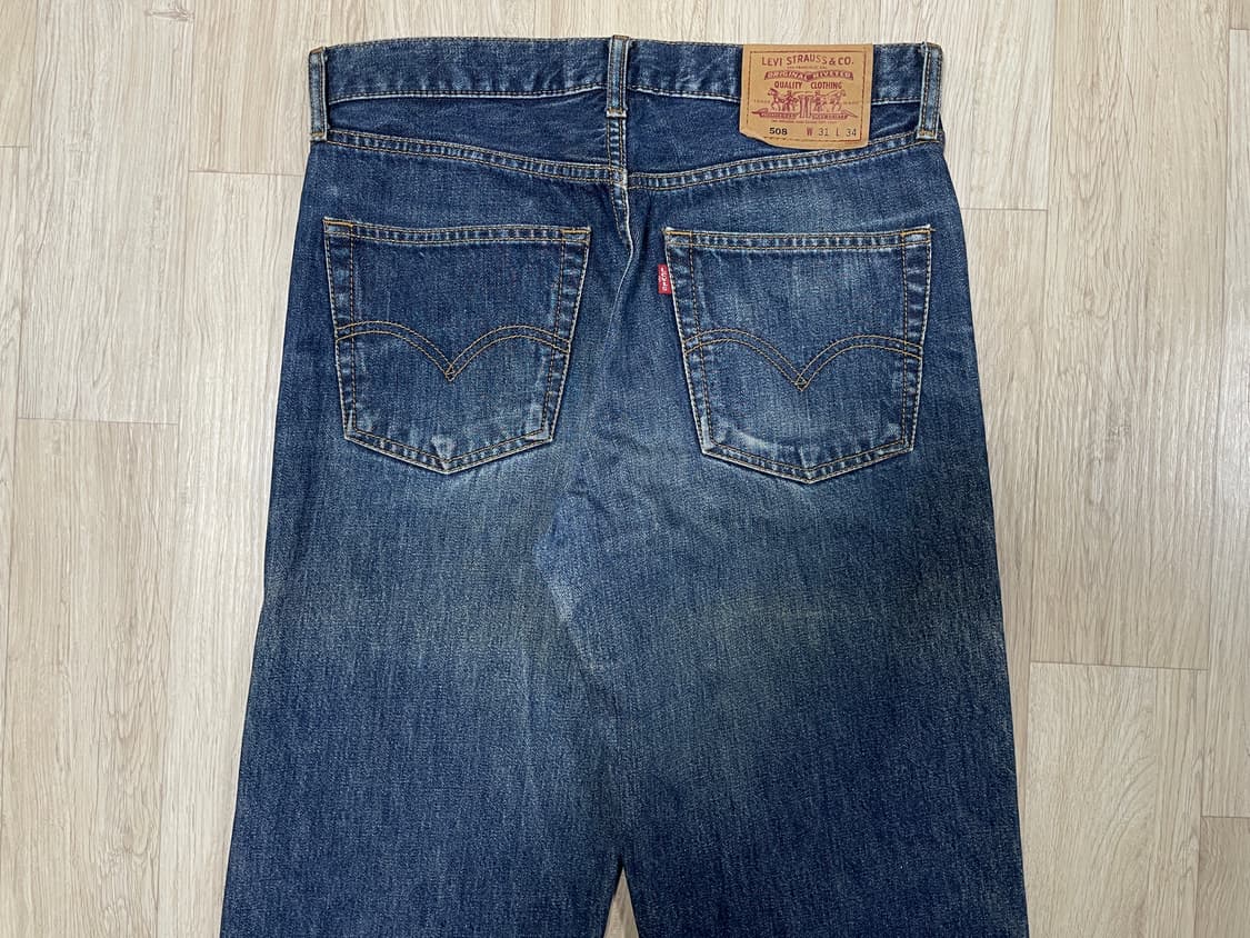 31) 90's 리바이스 재팬 508 워싱 데님팬츠(RRL&LVC&폴로) 상품이미지8