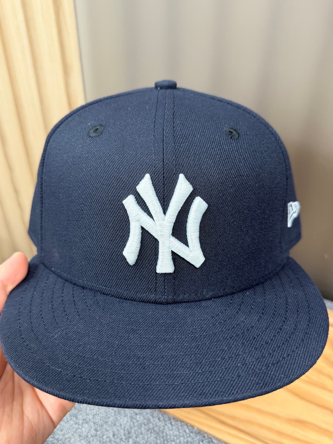 뉴에라 MLB 어센틱 뉴욕 양키스 피티드캡 게임 네이비 상품이미지1