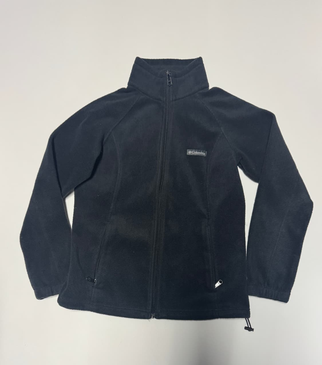 여성 컬럼비아 밑단 스트링 플리스 집업 자켓 S 상품이미지1