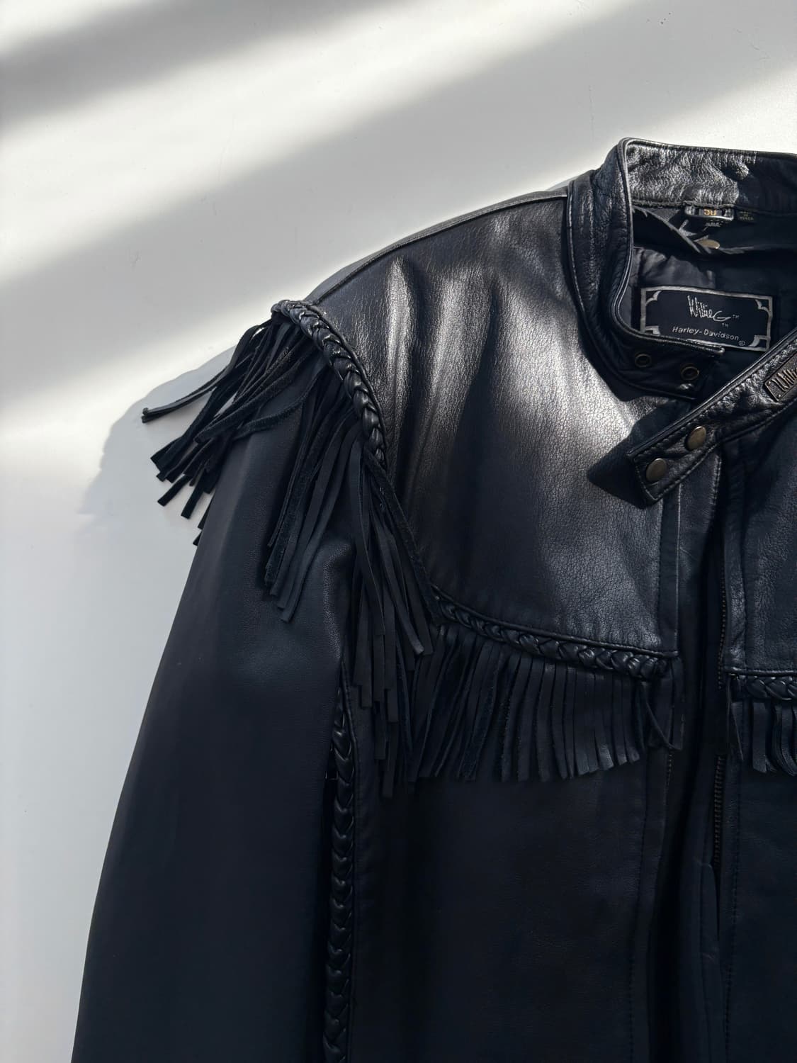 할리데이비슨 프린지 윈터 레더 재킷 상품이미지3