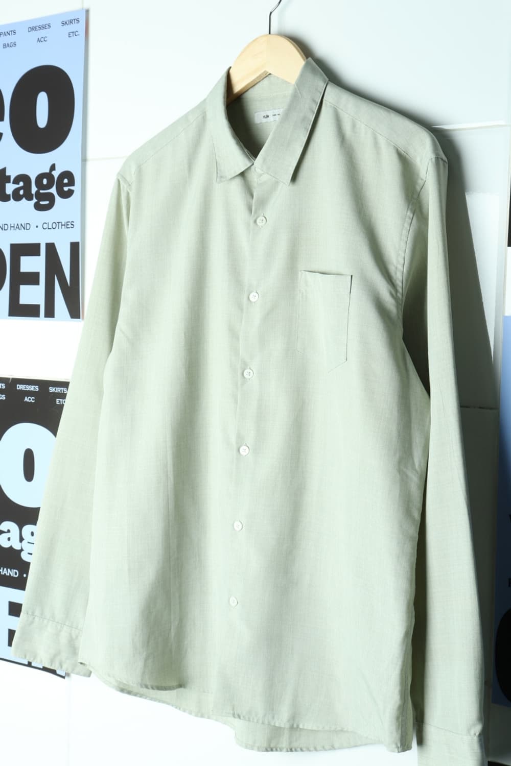 (XL-2XL) 브랜드빈티지 셔츠 남방 시원소재 여름 무지-H31862 상품이미지1