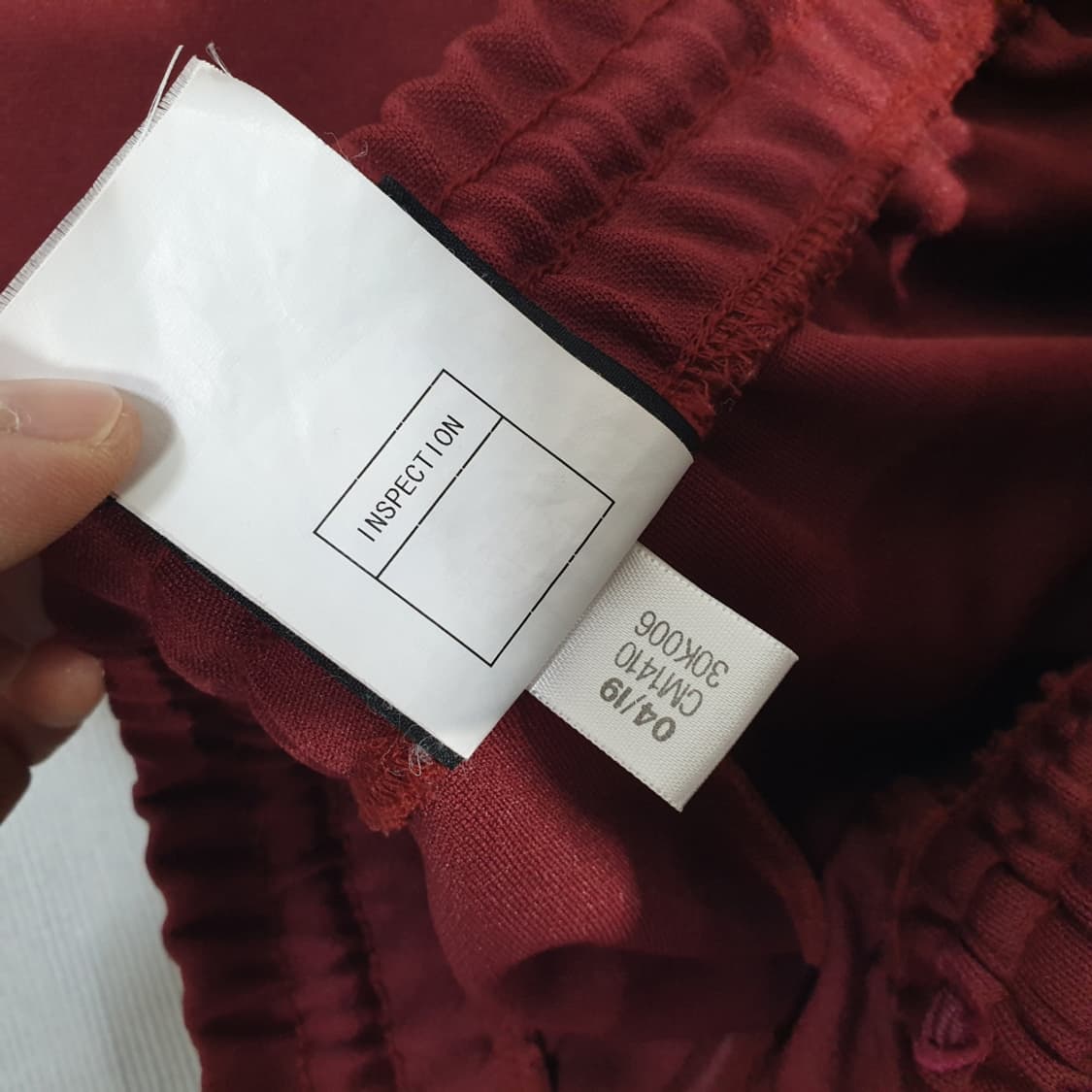 아디다스 버건디 조거팬츠 L 상품이미지8