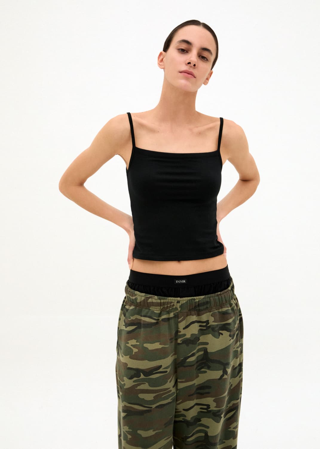 261 MODAL SOFT KATE TANK TOP (BLACK) 상품이미지1