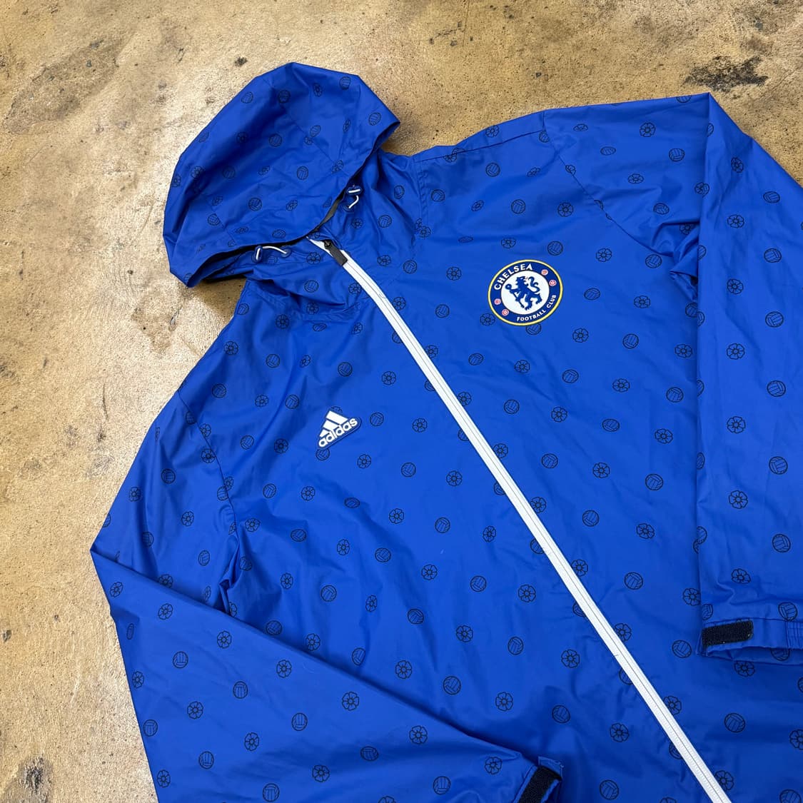 [정품/110] 아디다스 첼시 FC 바람막이 블루 b19 상품이미지1