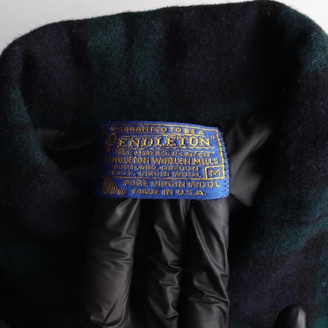 펜들턴 체크 플란넬 셔츠 - USA made 남성 M  상품이미지5