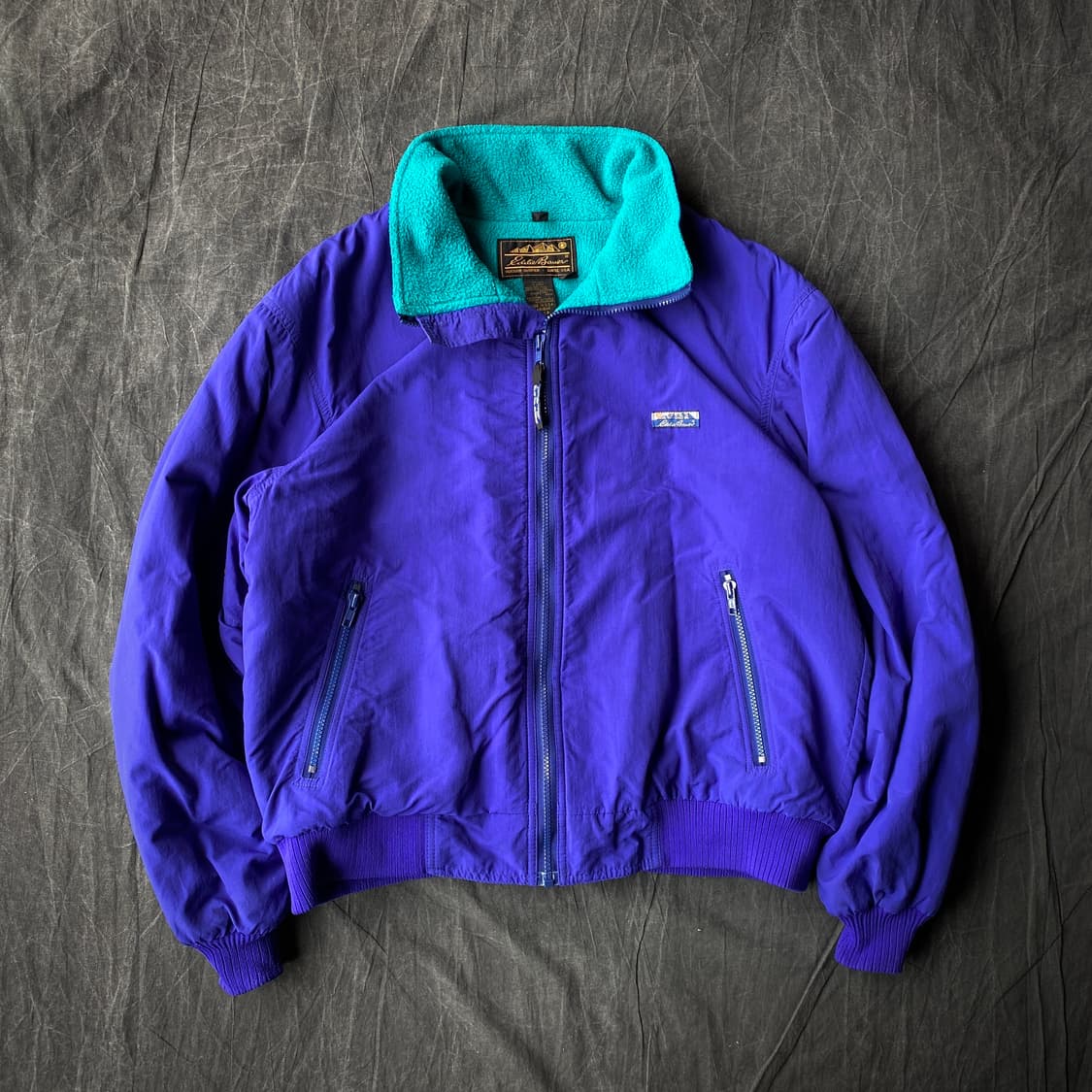 80s purple Eddie Bauer warm-up 상품이미지1