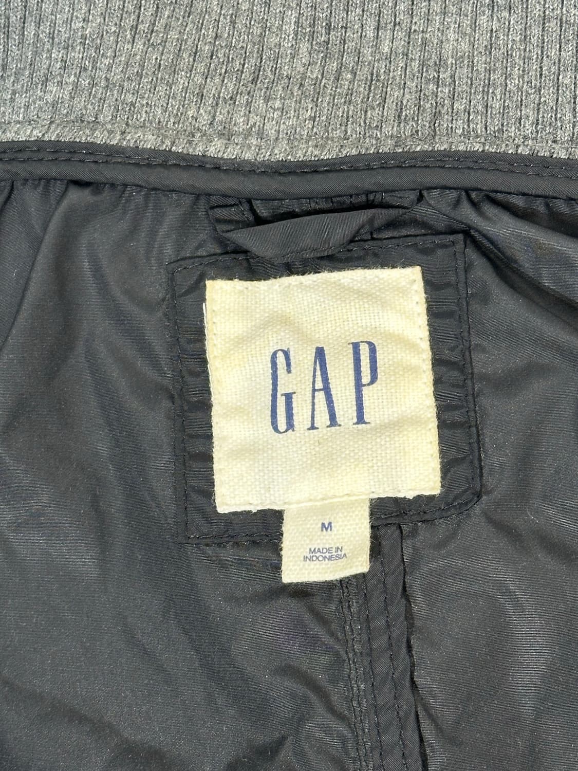 Gap y2k 와투케 블랙 블루종 자켓 M 상품이미지6