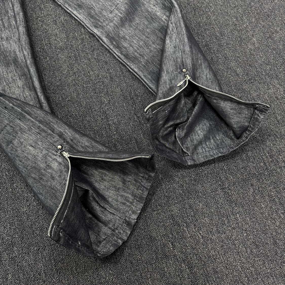 KOHSHIN SATOH 코신사토 3D포켓 코팅 데님팬츠 상품이미지5