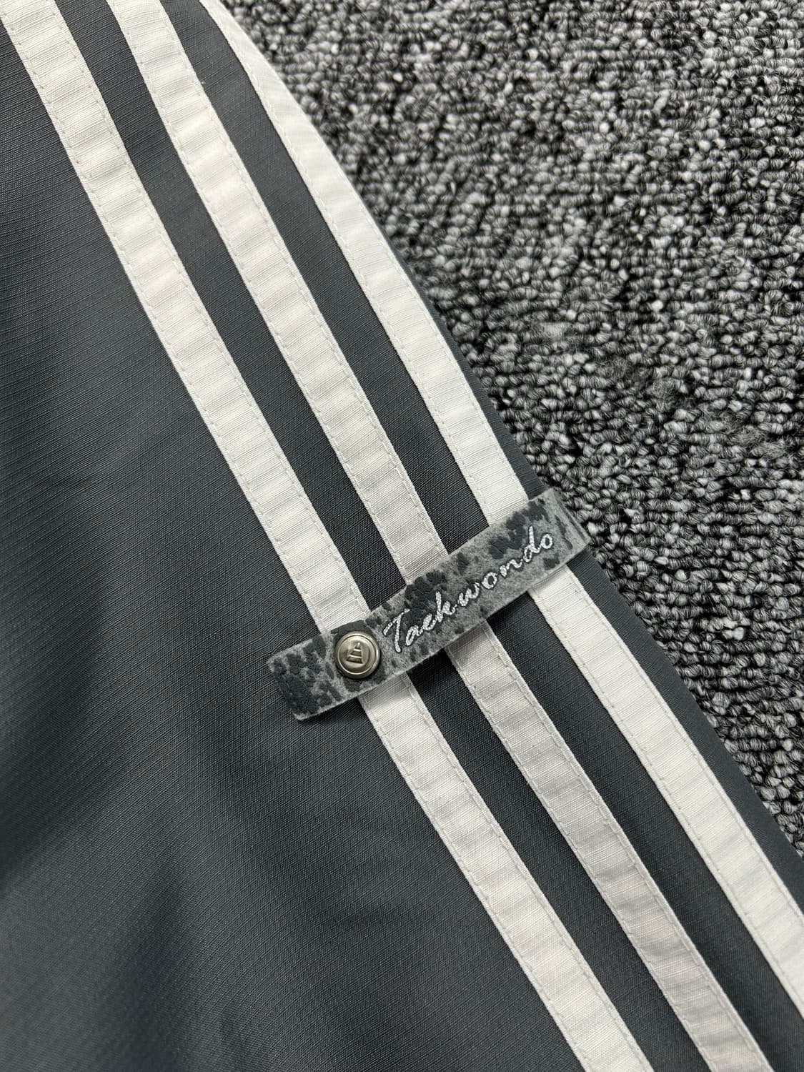 아디다스 올드스쿨 옐로우 태권도 바람막이 점퍼  상품이미지3