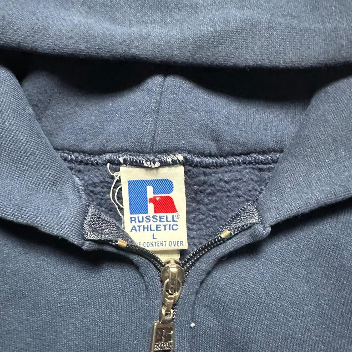 러셀 애슬레틱 빈티지 후드 집업 상품이미지3