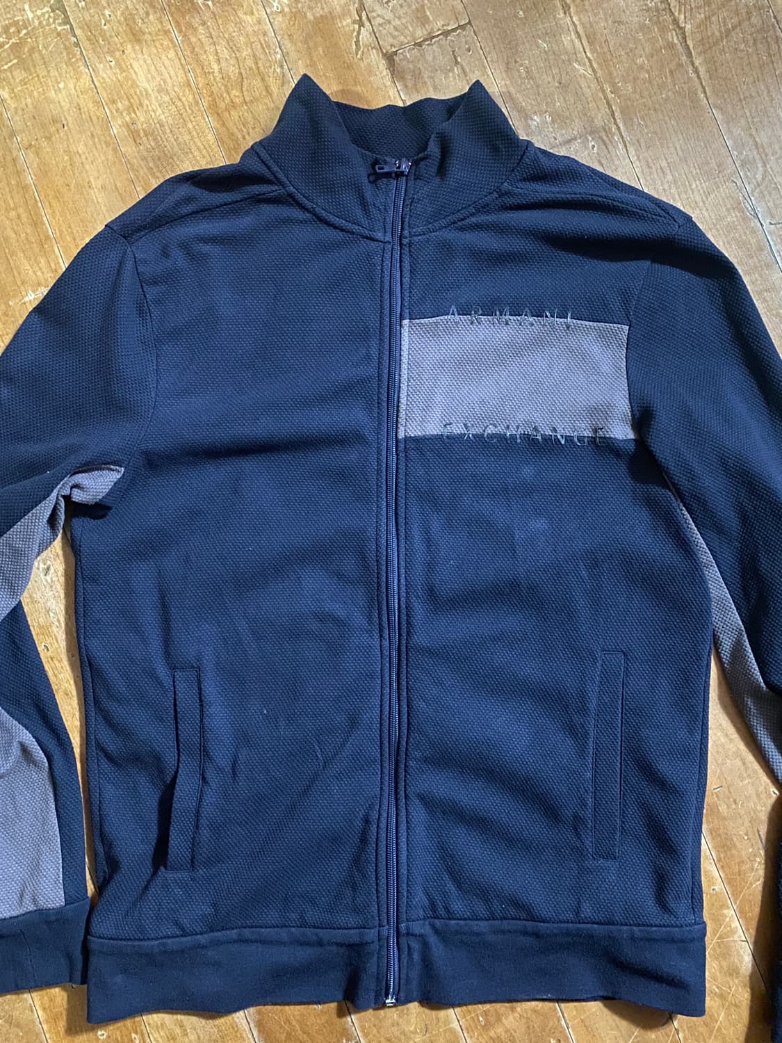 Armani Exchange 남성 네이비 집업 자켓 (국내100) 상품이미지2