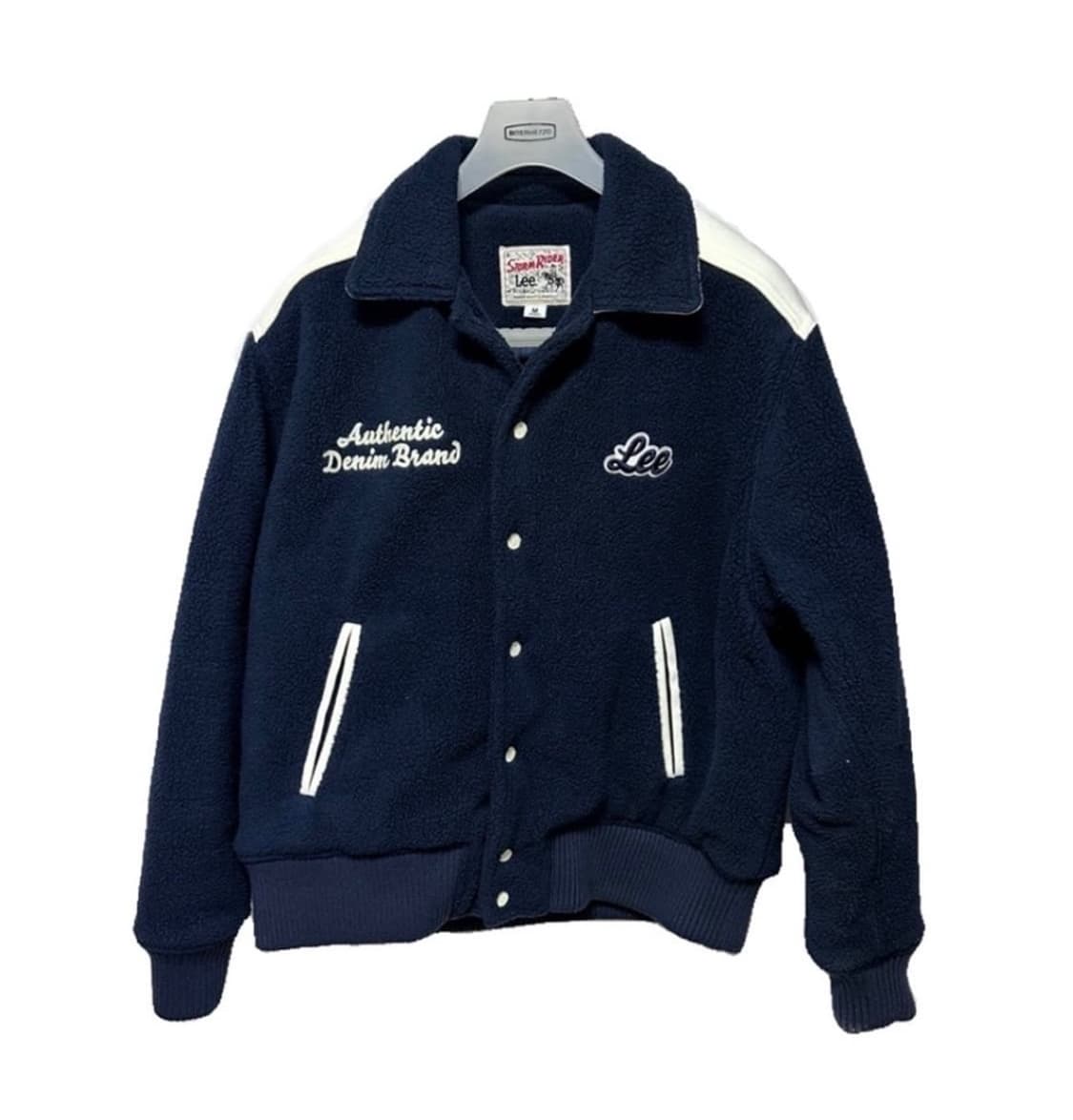 Lee 로고 와펜 플리스 바시티 자켓 상품이미지1