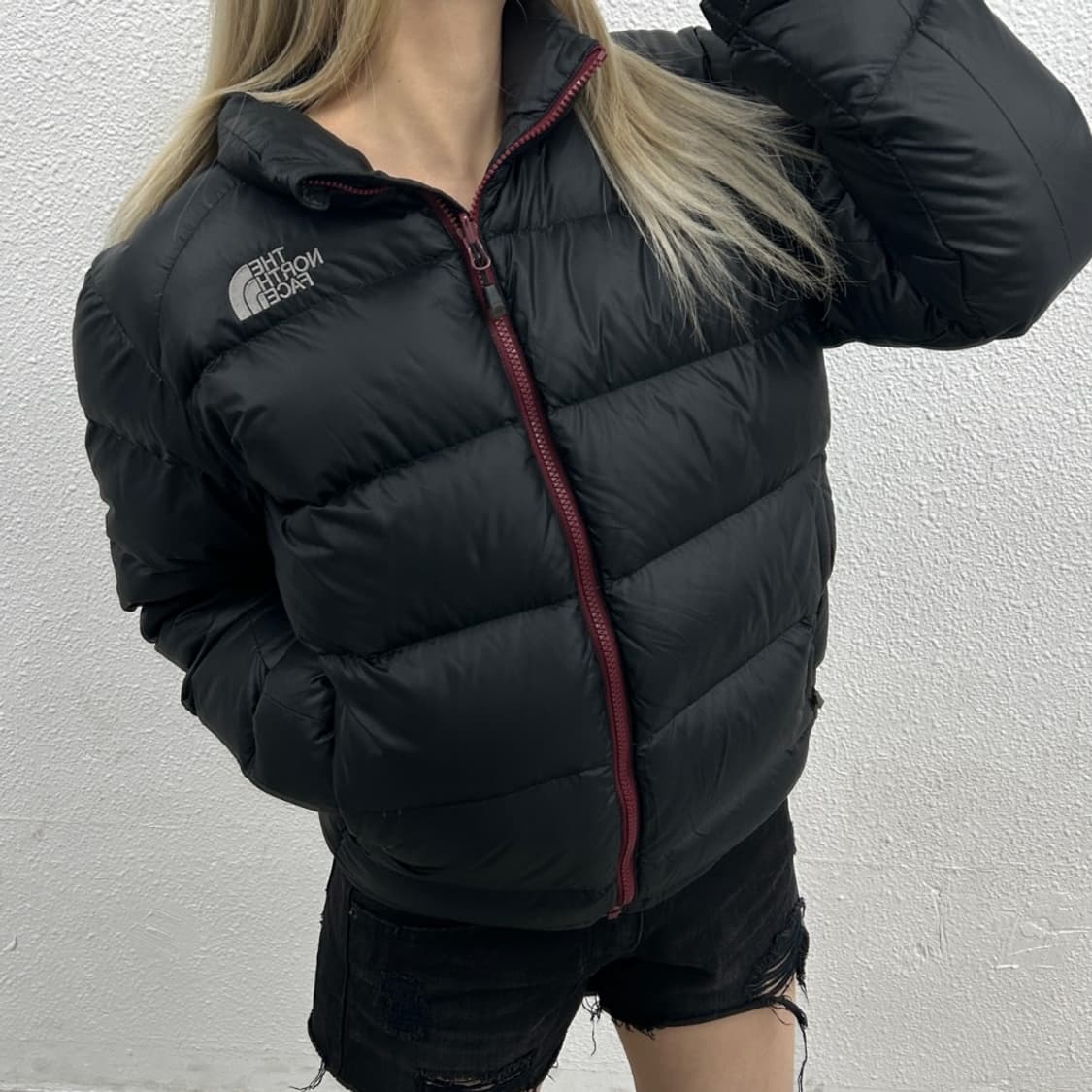 노스페이스 와인디테일 블랙 패딩 95 ( 남녀공용 ) 상품이미지1