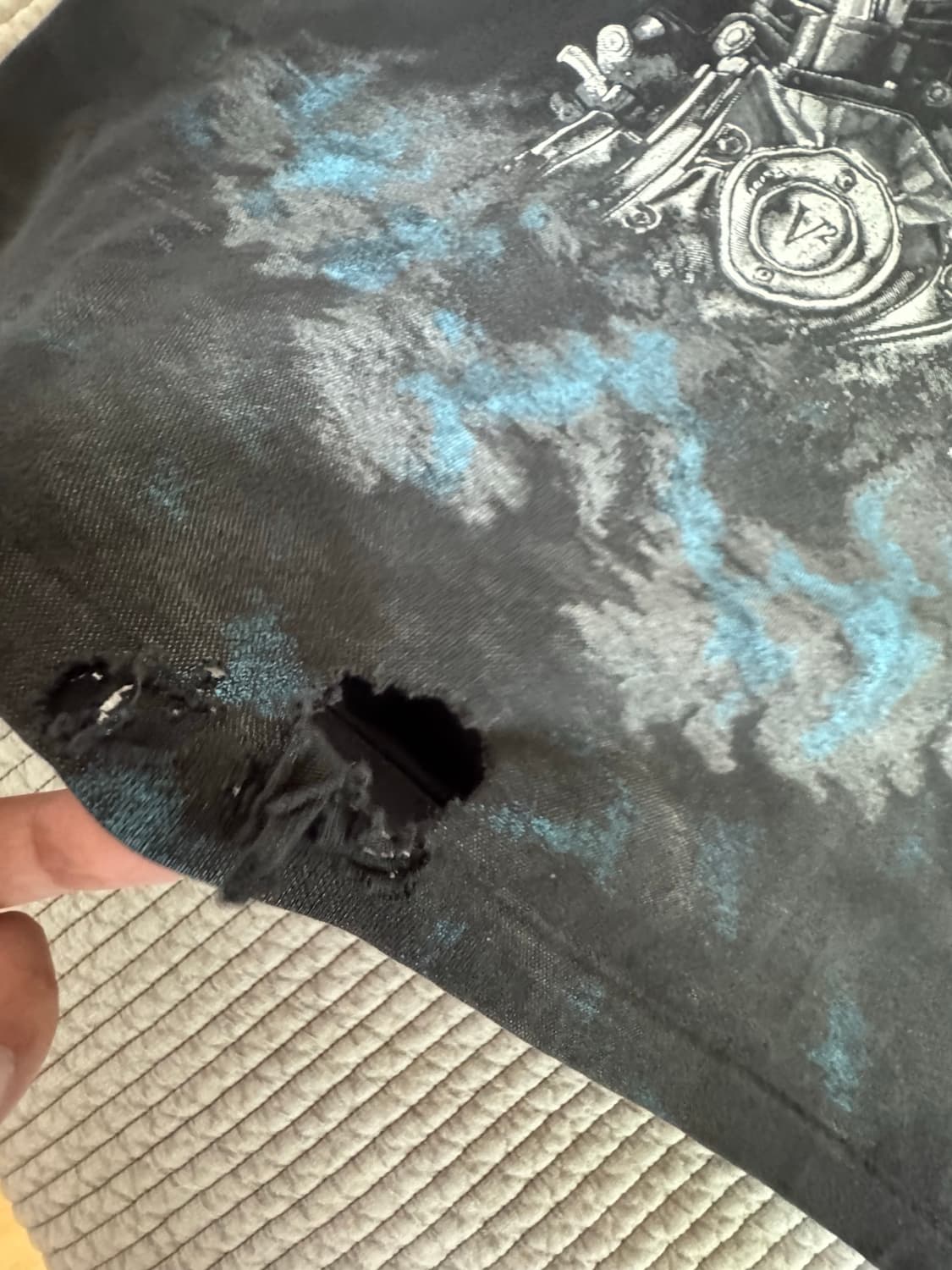 90s할리데이비슨 라이트닝 티셔츠 상품이미지3