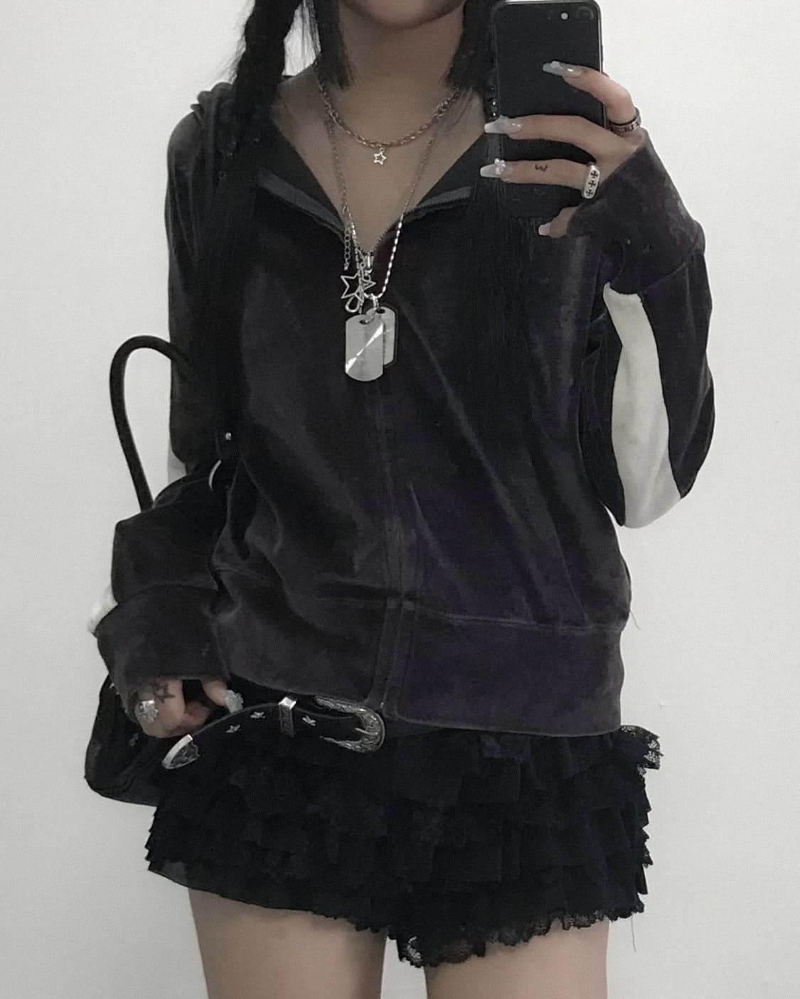 roxy 벨벳 트랙 져지 상품이미지2