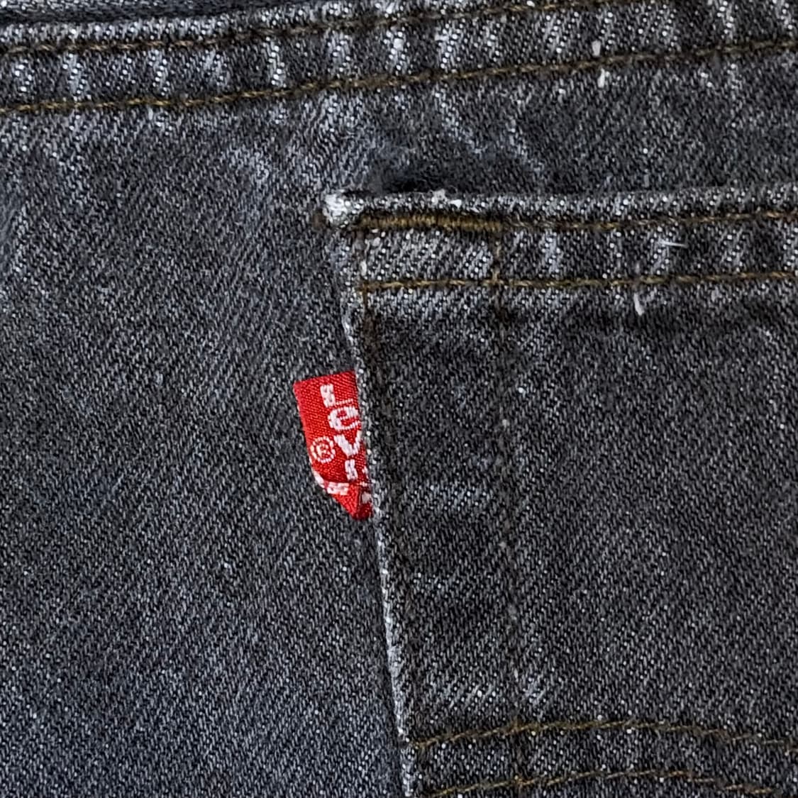 90s Made in USA 빈티지 리바이스 501 블랙진 청반바지 상품이미지10