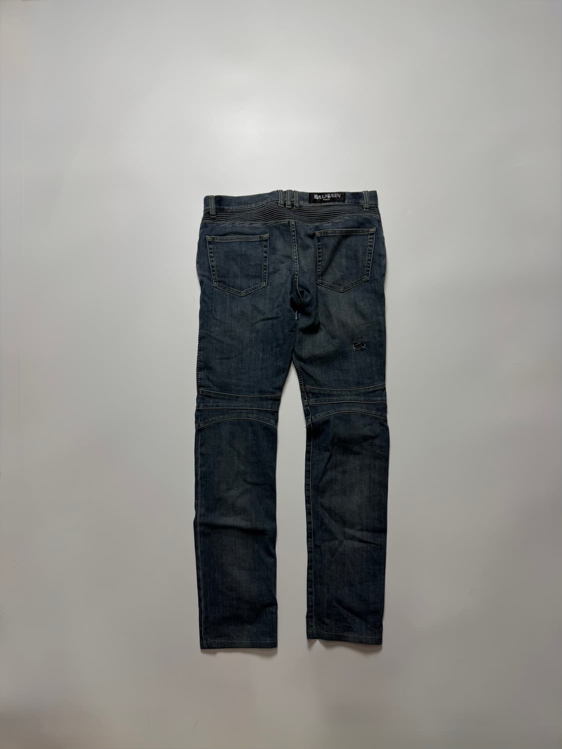 Balmain Biker Denim Distressed Jeans 상품이미지9