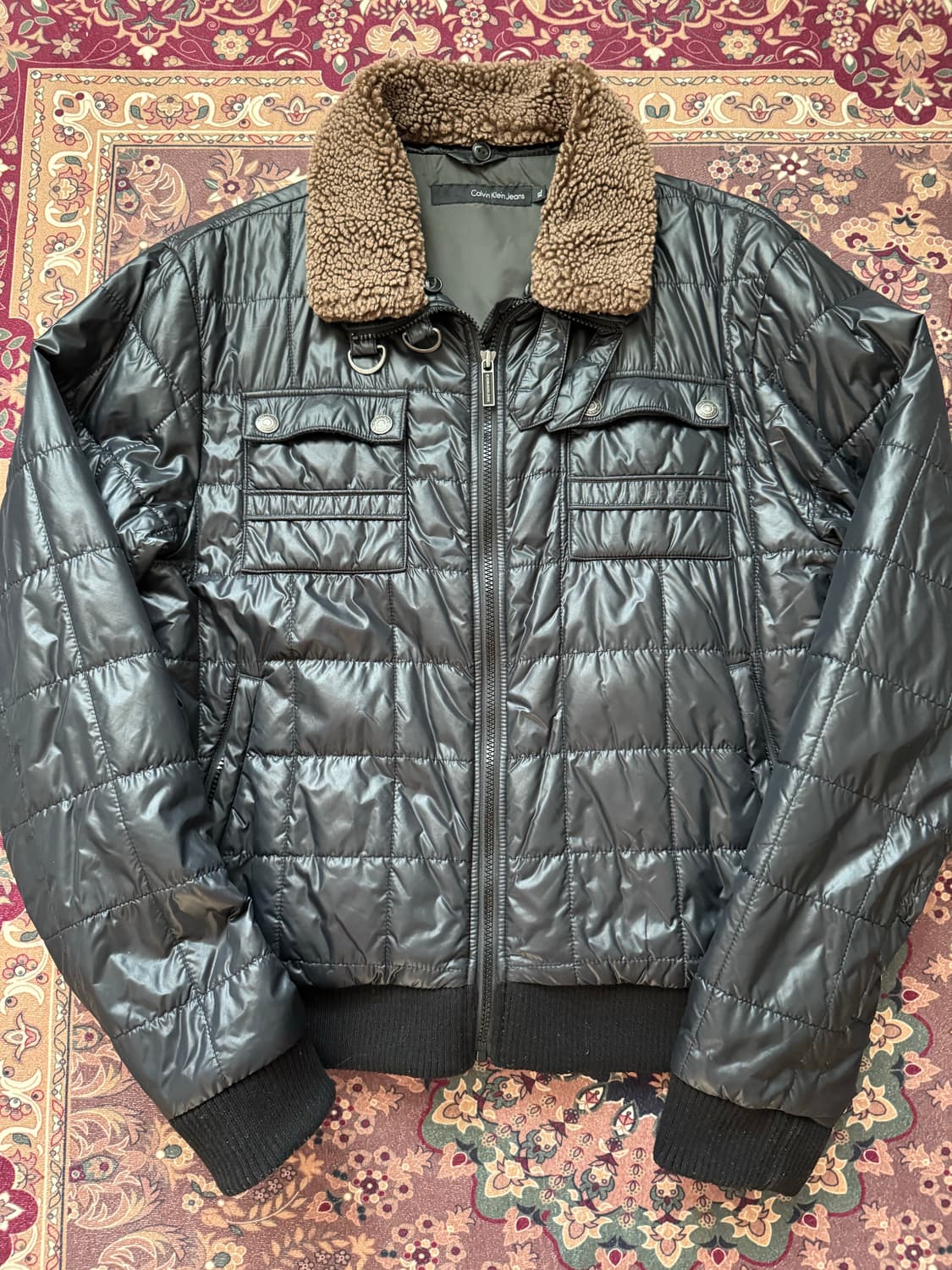 캘빈클라인 퀼팅 자켓 상품이미지1